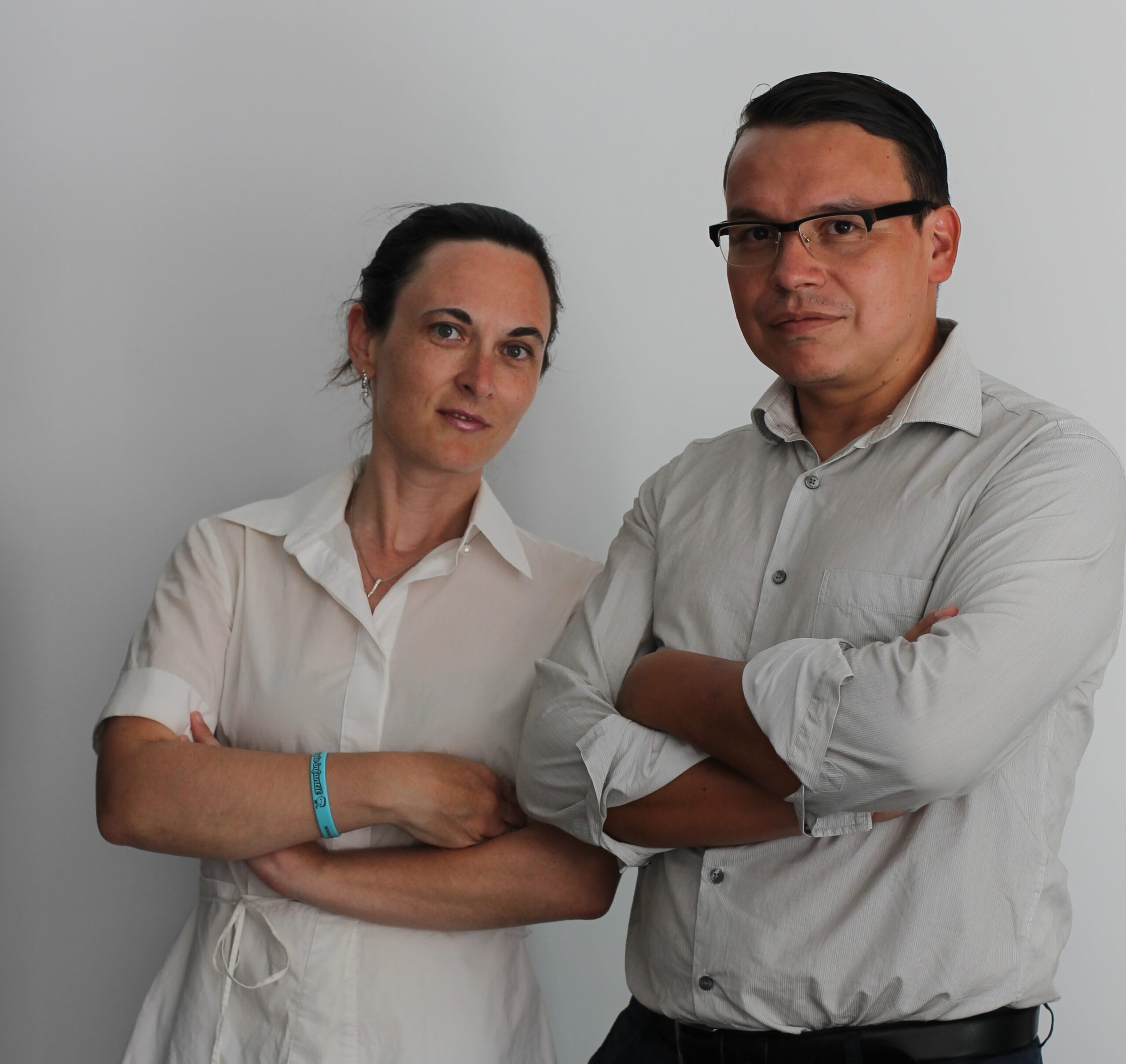 Patricia Medina y Andrey García, promotores de Mi Refugio Infantil.