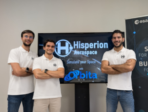 Equipo de la startup Hisperion Aerospace, que estará en Alhambra Venture.