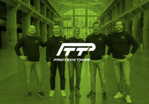 Imagen corporativa de la startup biotecnológica Proteckthor.