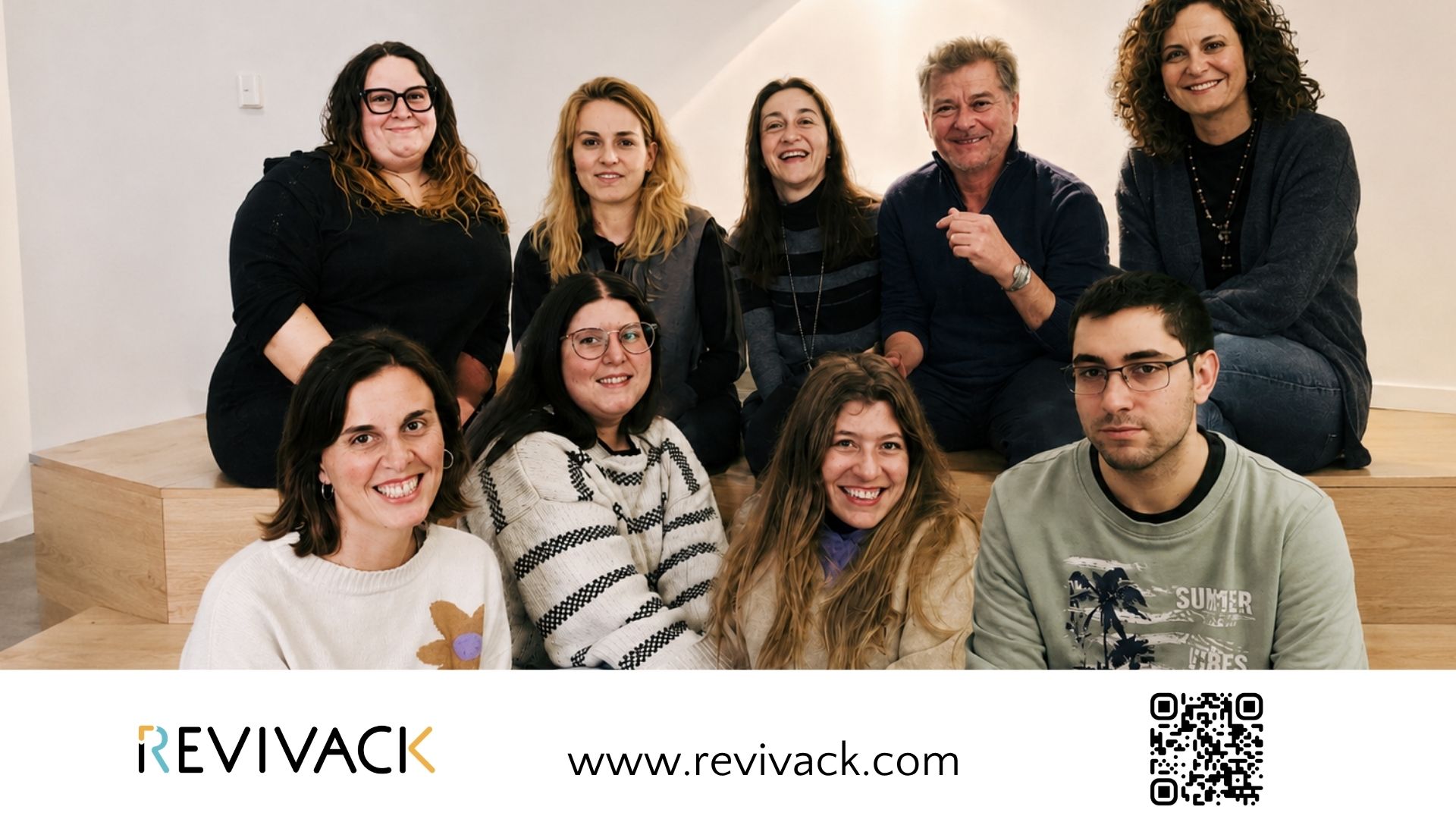 Equipo de la startup tecnológica Revivack.
