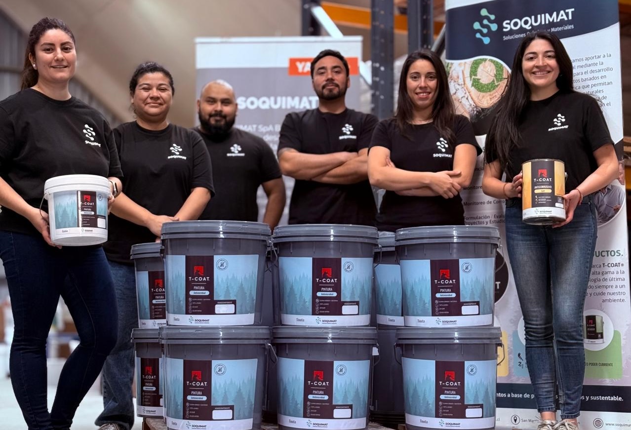 Equipo de la startup finalista de Alhambra Venture, Soquimat.