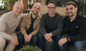 Equipo de la startup finalista en Alhambra Venture, Geo Metrics.