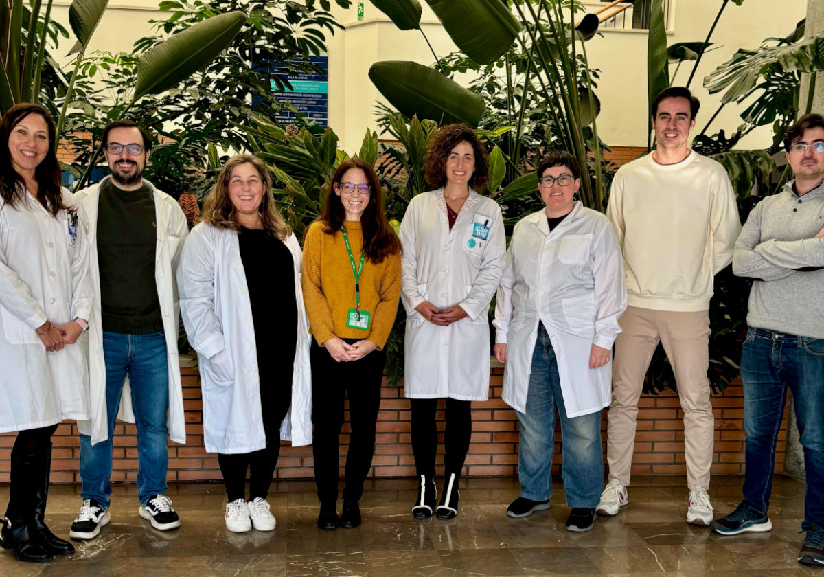 Equipo de la iniciativa andaluza IBIMA Plataforma BIONAND y el Hospital Universitario Virgen de la Victoria de Málaga.