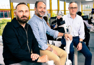 Equipo de la startup finalista en Alhambra Venture, Robopedics.