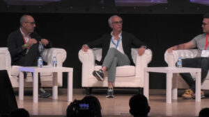 Andrés Ubierna (Innvierte), Nacho Alonso (BanClub) y Fran Cortés (Nazarí Ventures)