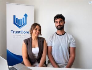 Equipo de la startup finalista en Alhambra Venture, TrustCore.